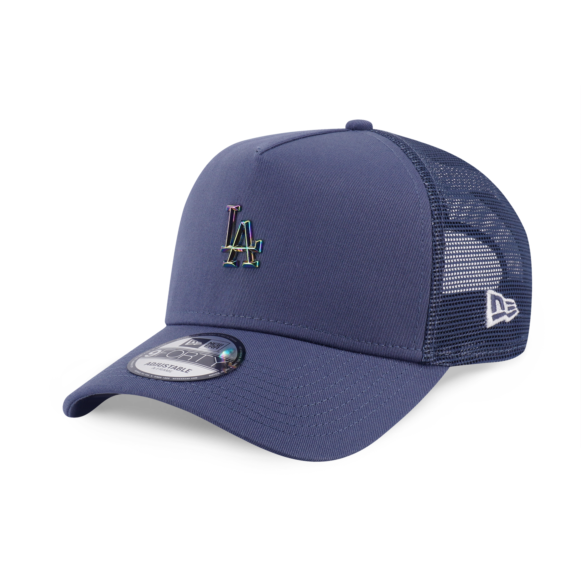 14700495_9FORTY-AF-TRUCKER_FW25_MLB-METAL-BADGE-FW25_MUTED-INDIGO_3QL.png
