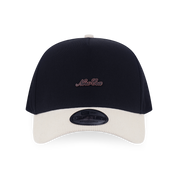 New Era 9FORTY A-Frame Script Metal Copper Black White Snapback Cap