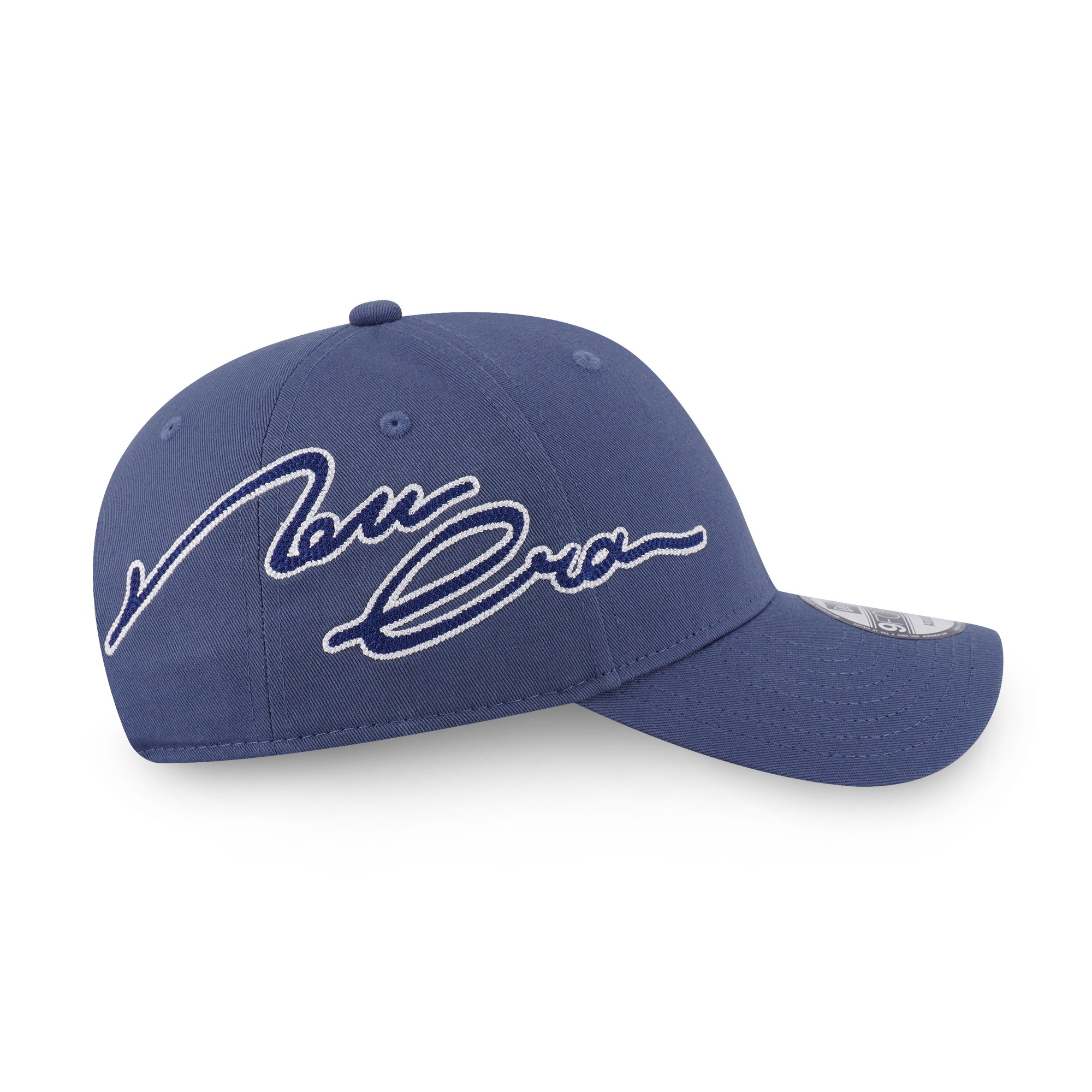 New Era 9FORTY Side Script Basic Muted Indigo Adjustable Cap
