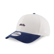 New Era 9FORTY Script Metal Copper Chrome White Indigo Adjustable Cap