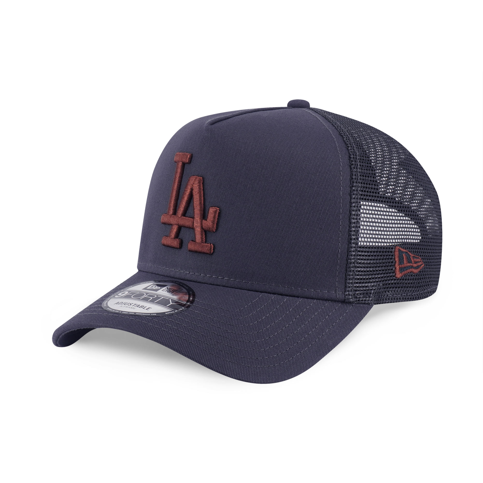 New Era 9FORTY A-Frame Los Angeles Dodgers Color Era Graphite Trucker Snapback Cap