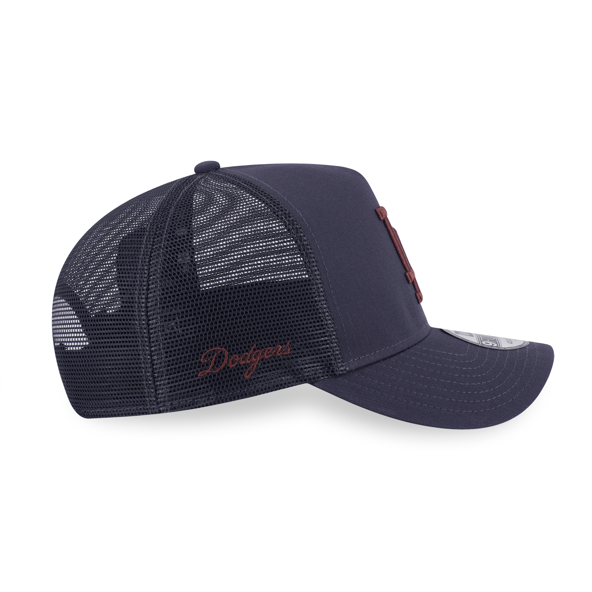 New Era 9FORTY A-Frame Los Angeles Dodgers Color Era Graphite Trucker Snapback Cap