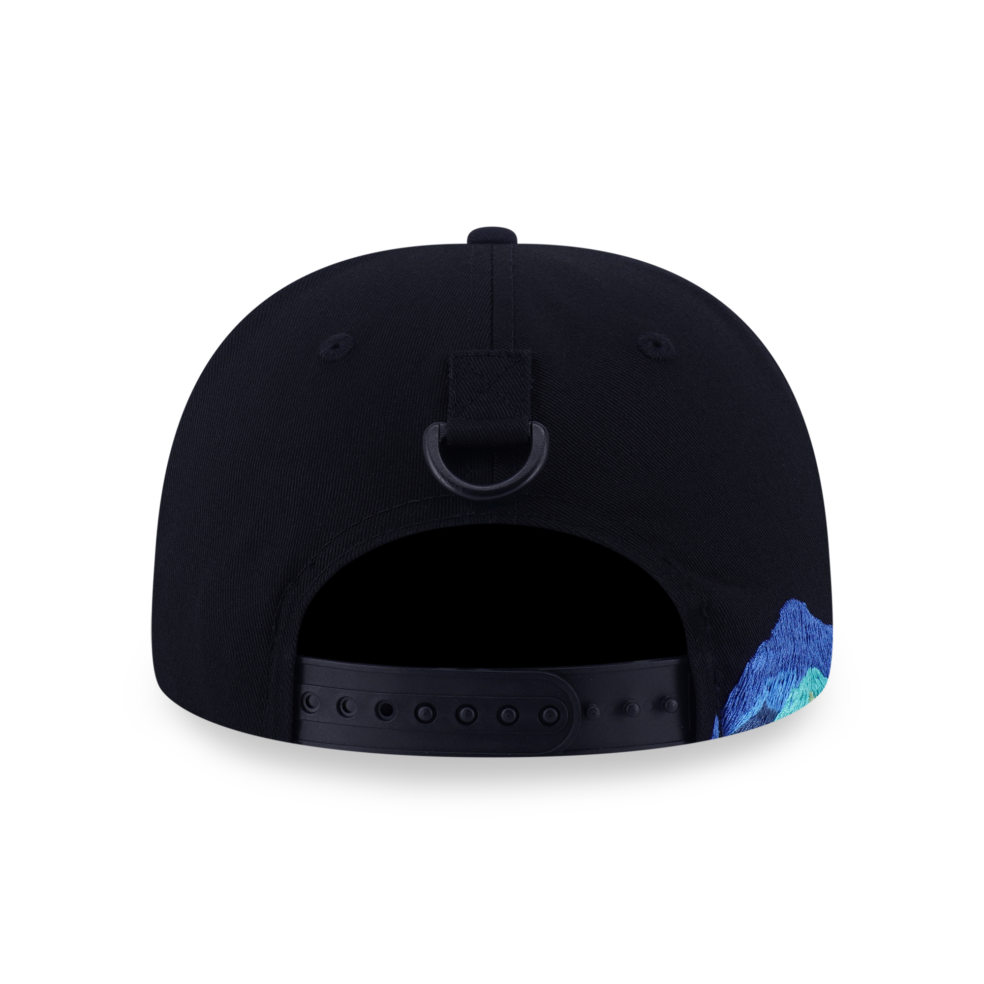 New Era 9FORTY A-Frame Mountain Logo Black Snapback Cap