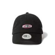 New Era Casual Classic Racer Logo Black Adjustable Cap