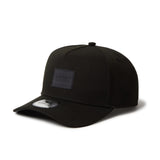 New Era 9FORTY A-Frame Woven Patch Black Snapback Cap