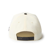 New Era 9FORTY Wordmark TPU Logo and Metal Flag White Black Adjustable Cap