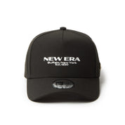 New Era 9FORTY Wordmark TPU Logo and Metal Flag Black Adjustable Cap