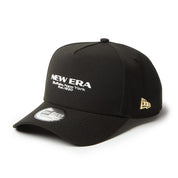 New Era 9FORTY Wordmark TPU Logo and Metal Flag Black Adjustable Cap