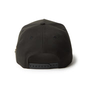 New Era 9FORTY Wordmark TPU Logo and Metal Flag Black Adjustable Cap
