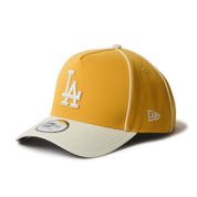 New Era 9FORTY Los Angeles Dodgers Piping Two Tone Gold Adjustable Cap