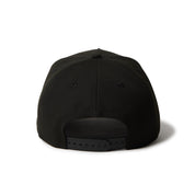 New Era 9FORTY A-Frame Leather Patch Black Adjustable Cap