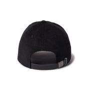 New Era 9TWENTY Leather Los Angeles Dodgers Micro Corduroy Black Strapback Adjustable Cap
