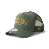 New Era 9FORTY A-Frame Wordmark Logo Duck Moss Adjustable Cap