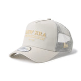 New Era 9FORTY A-Frame Wordmark Logo Duck Canvas Cream Adjustable Cap