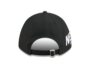 New Era 9FORTY Wordmark Basic Black M-Crown Adjustable Cap