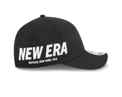 New Era 9FORTY Wordmark Basic Black M-Crown Adjustable Cap