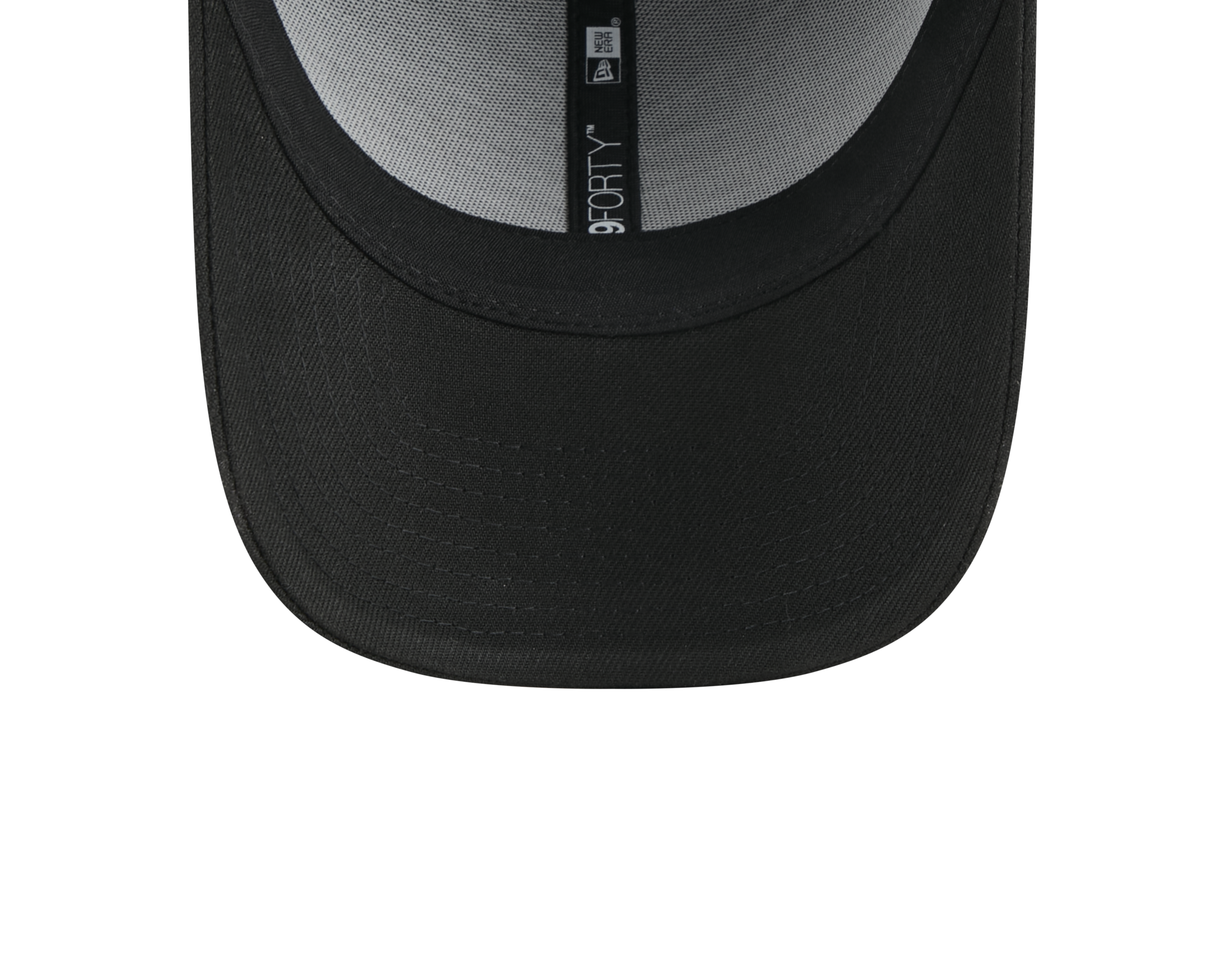 New Era 9FORTY Wordmark Basic Black M-Crown Adjustable Cap