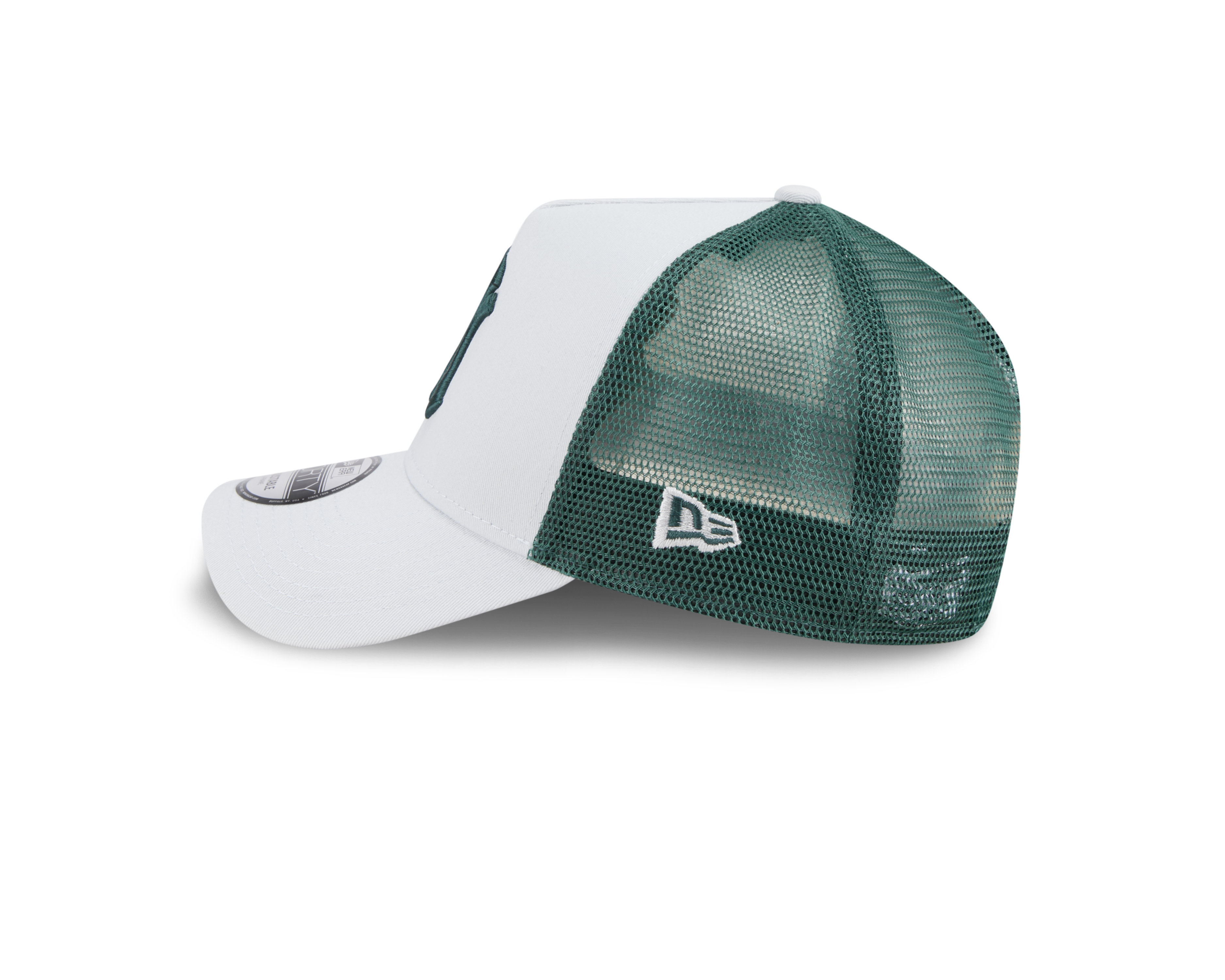 New Era 9FORTY A-Frame New York Yankees Color Era SIlver Snow Green Trucker Adjustable Cap
