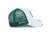 New Era 9FORTY A-Frame New York Yankees Color Era SIlver Snow Green Trucker Adjustable Cap