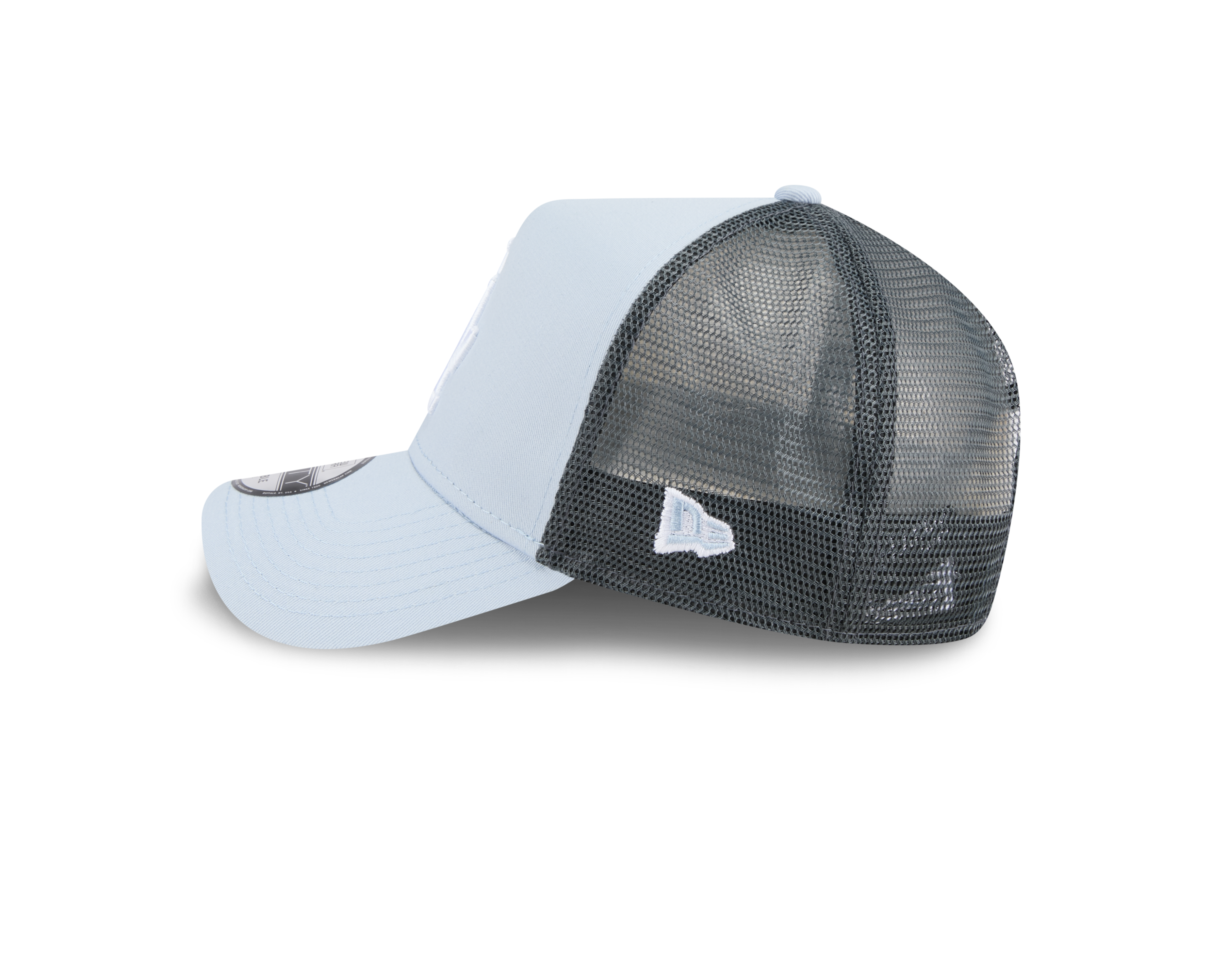 New Era Los 9FORTY A-Frame Angeles Dodgers Color Era Soft Blue Navy Gray Trucker Adjustable Cap