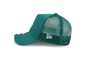 New Era 9FORTY A-Frame Los Angeles Dodgers Color Era Pine Needle Green Trucker Adjustable Cap