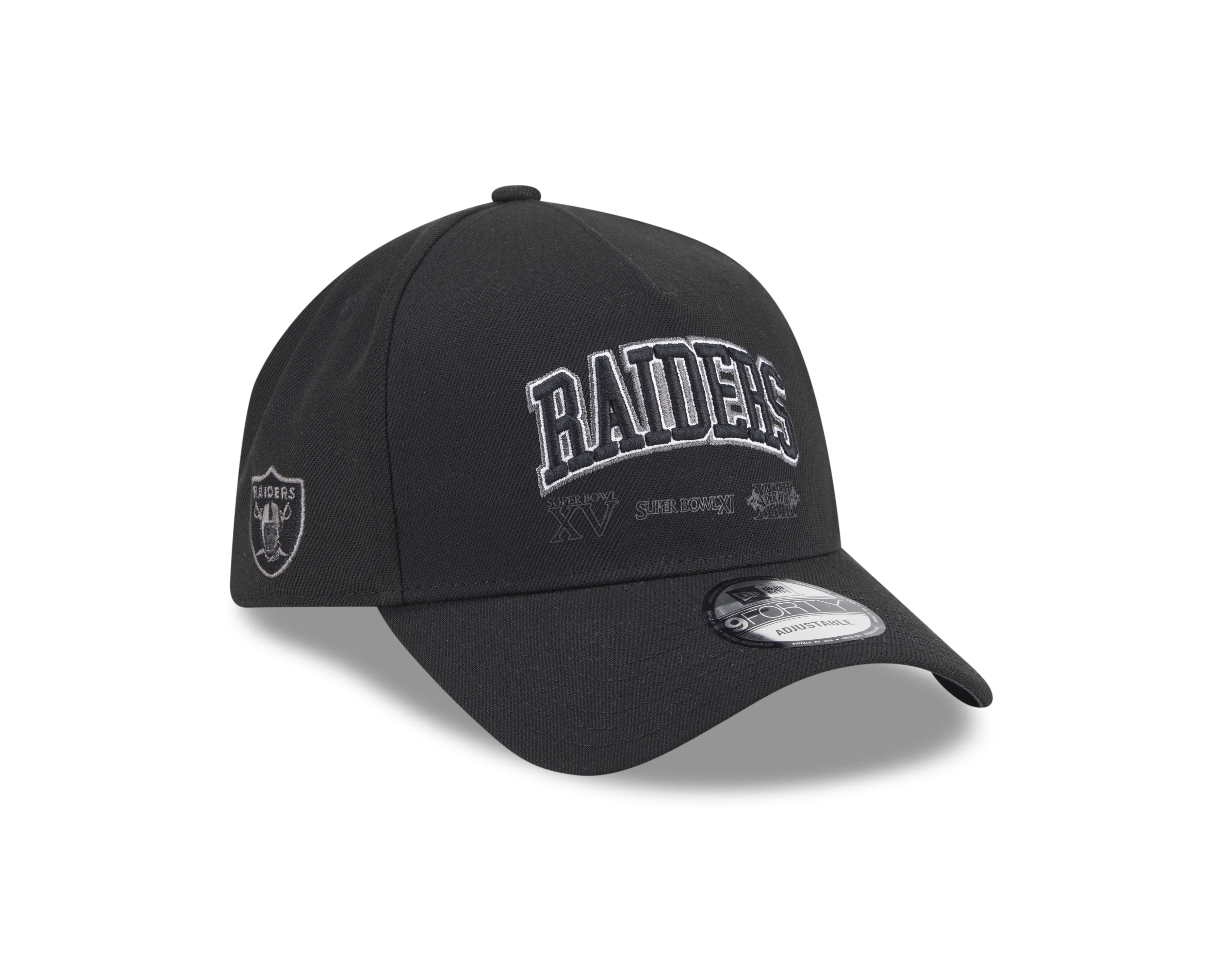 New Era 9FORTY A-Frame Las Vegas Raiders Raiders Wear Black Adjustable Cap