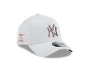 New Era 9FORTY A-Frame New York Yankees Metal Badge Bronze Green Silver Snow Adjustable Cap