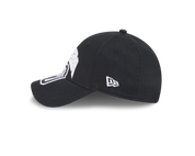New Era 9FORTY Wordmark Street Archived Black Cross Panels Adjustable Cap