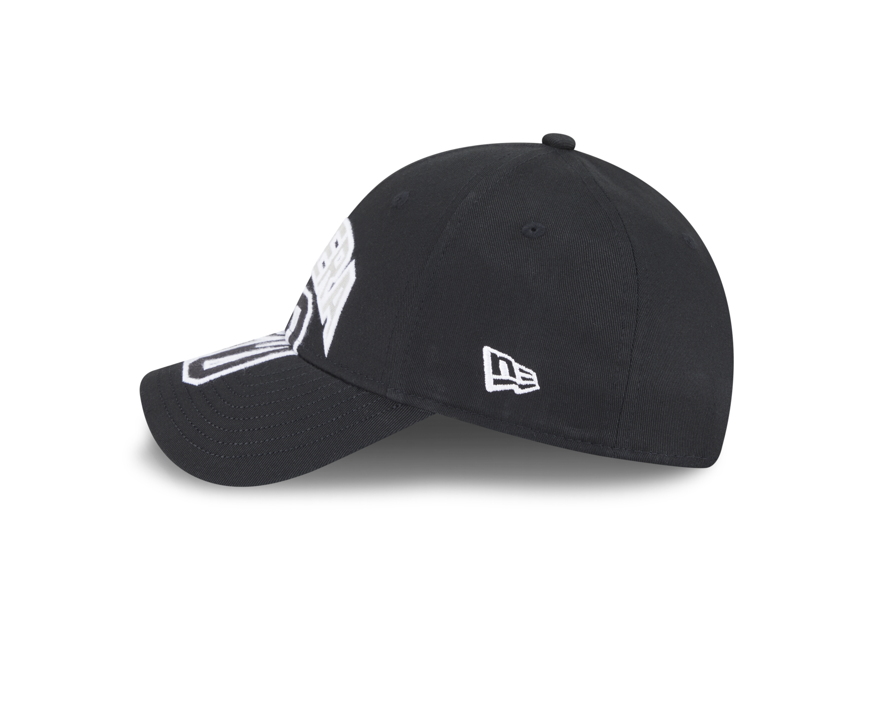 New Era 9FORTY Wordmark Street Archived Black Cross Panels Adjustable Cap