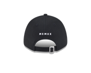 New Era 9FORTY Wordmark Street Archived Black Cross Panels Adjustable Cap