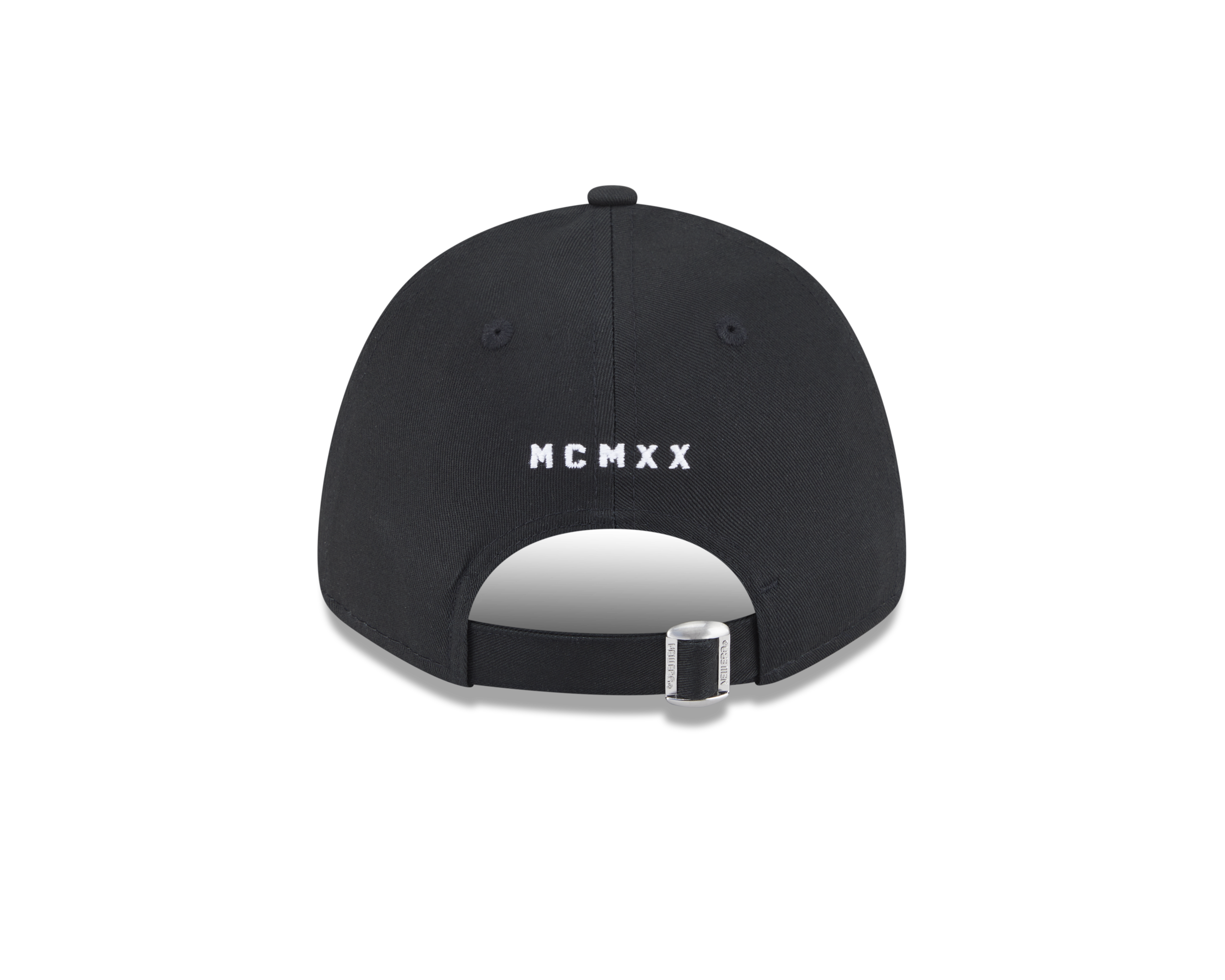 New Era 9FORTY Wordmark Street Archived Black Cross Panels Adjustable Cap