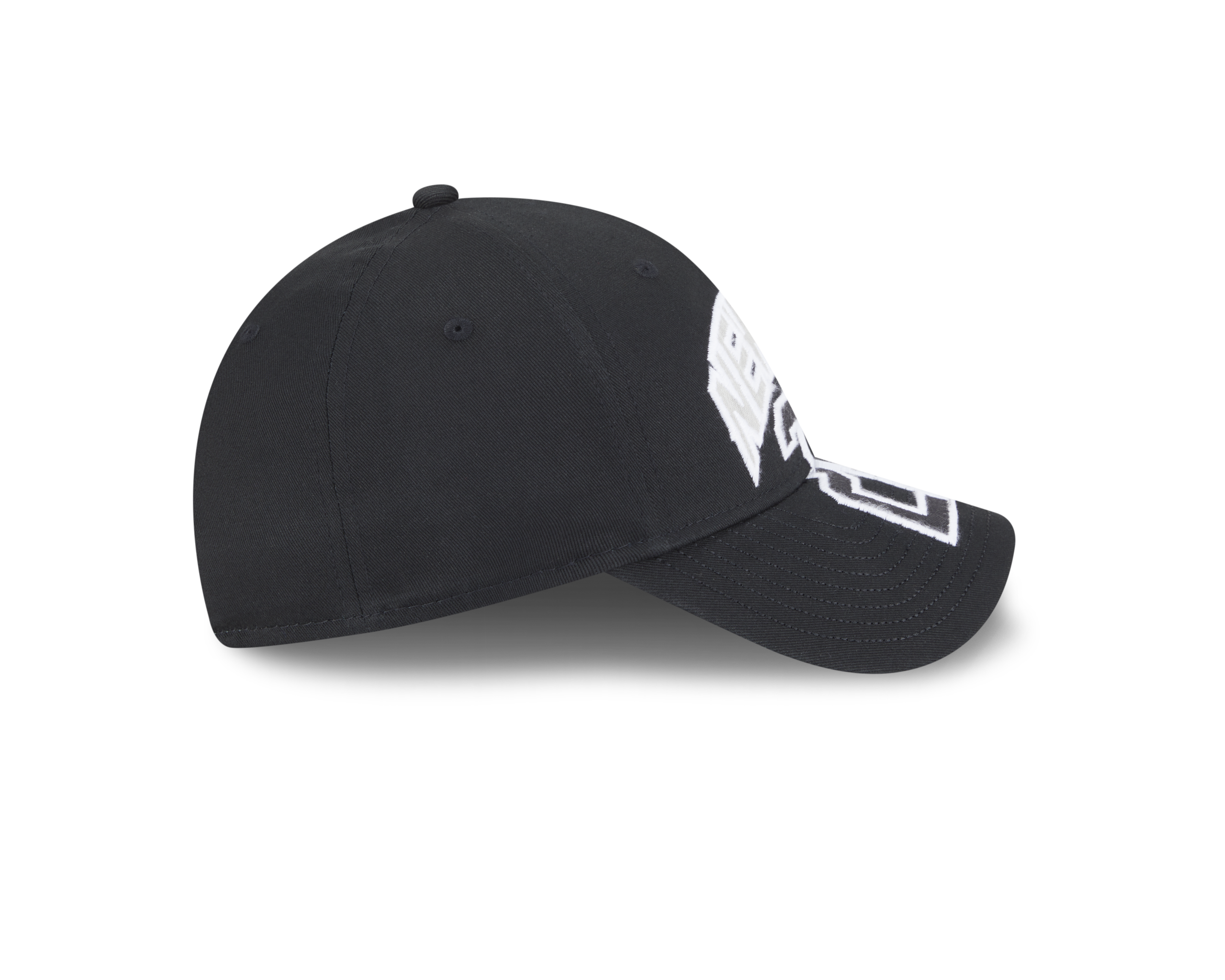 New Era 9FORTY Wordmark Street Archived Black Cross Panels Adjustable Cap