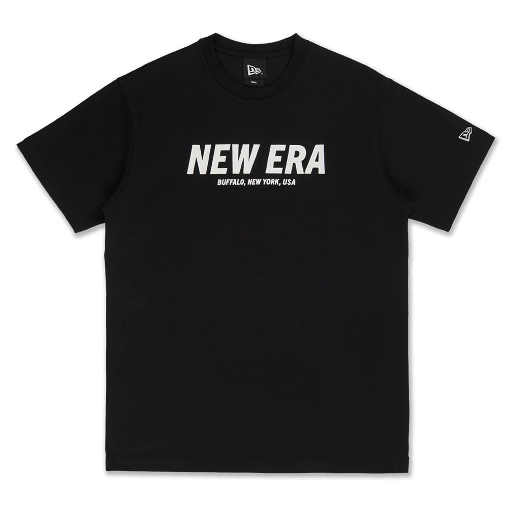New Era Wordmark Basic Black COOLERA Short Sleeve T-Shirt