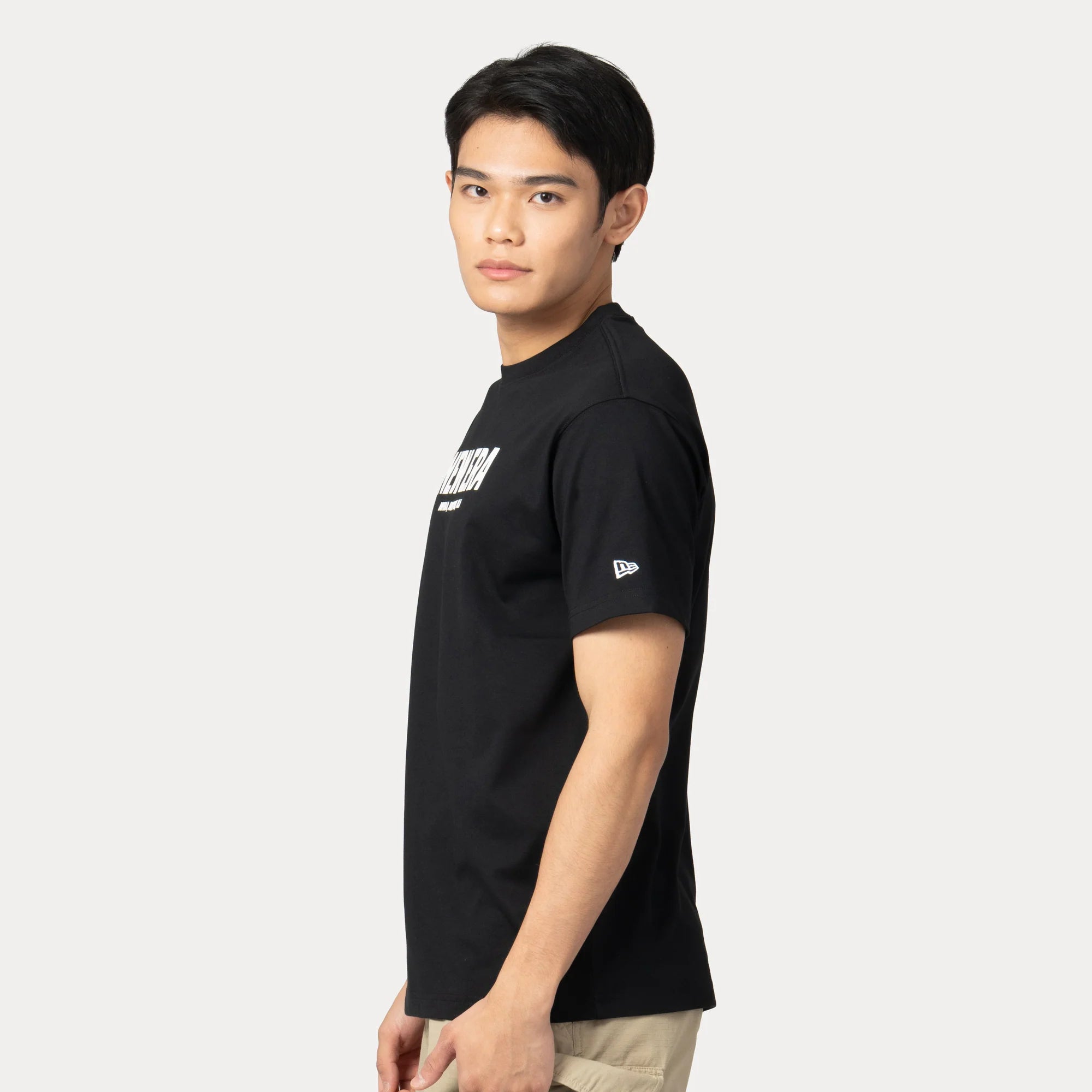 New Era Wordmark Basic Black COOLERA Short Sleeve T-Shirt