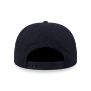 New Era 9SEVENTY Script Black Stretch Snapback Cap (with Sunglass Holder)