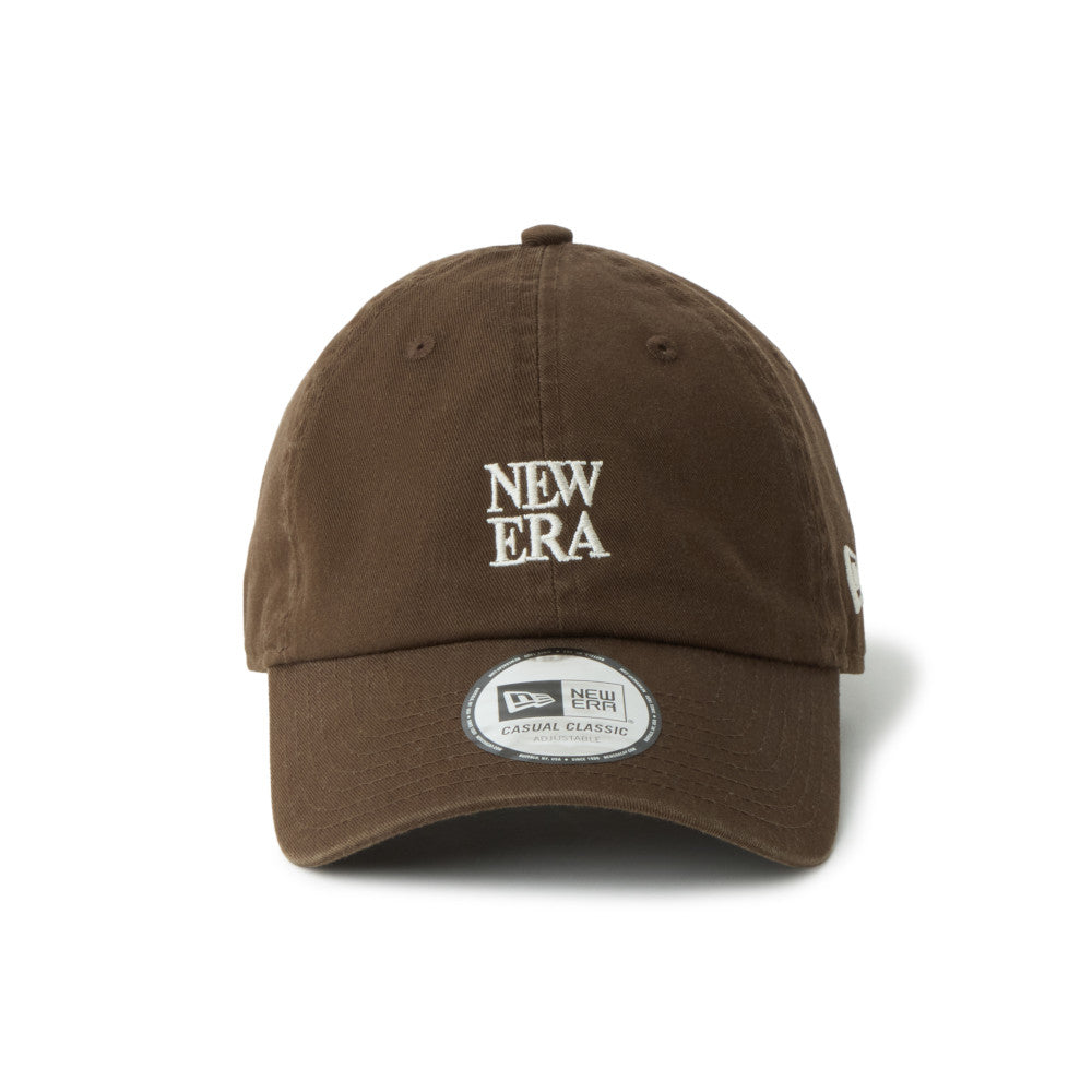 New Era Casual Classic Square Logo Walnut Adjustable Cap