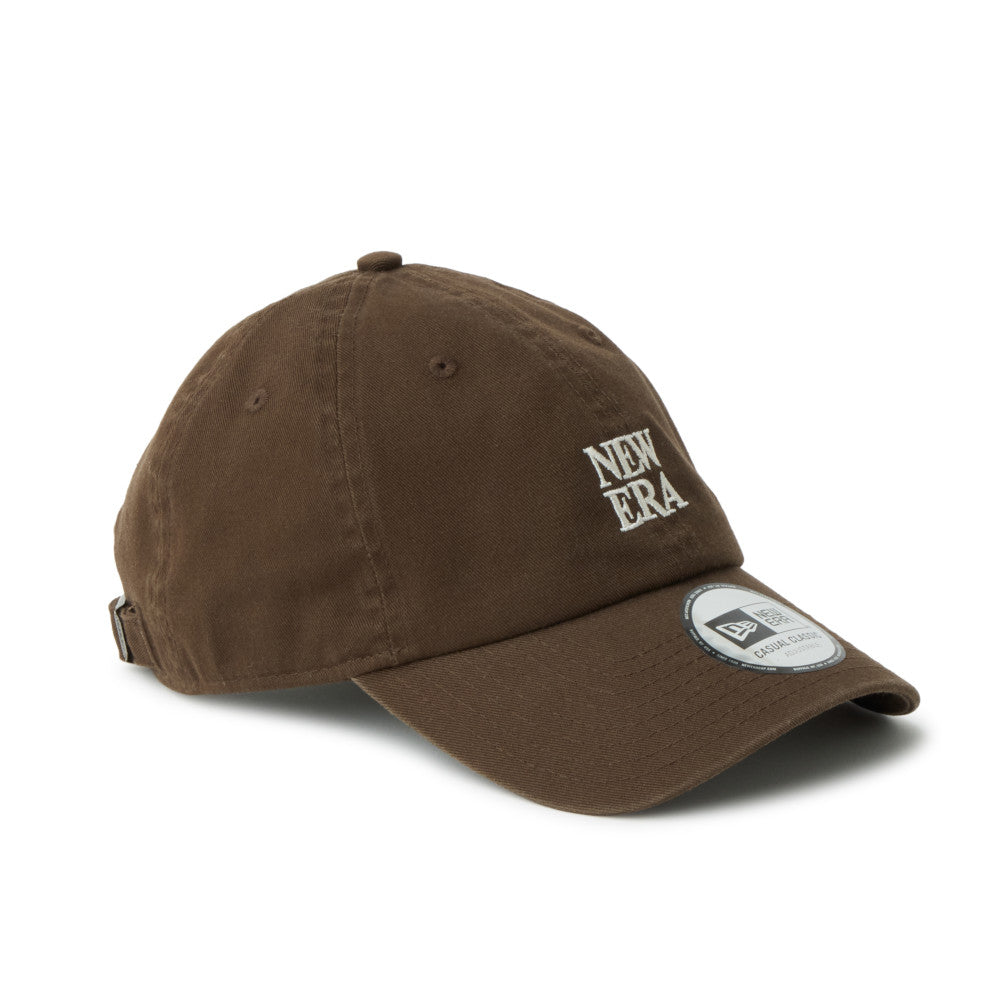 New Era Casual Classic Square Logo Walnut Adjustable Cap