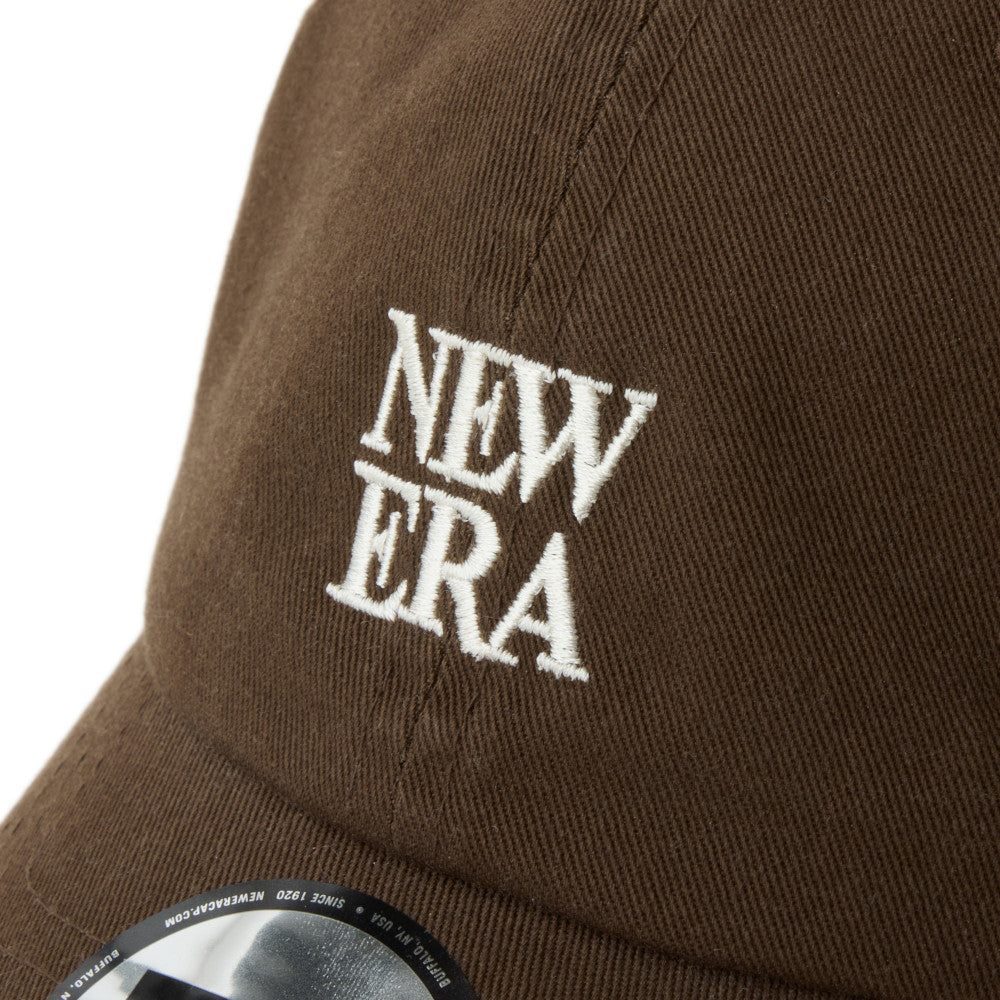 New Era Casual Classic Square Logo Walnut Adjustable Cap