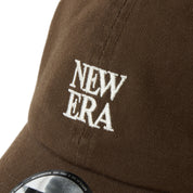 New Era Casual Classic Square Logo Walnut Adjustable Cap