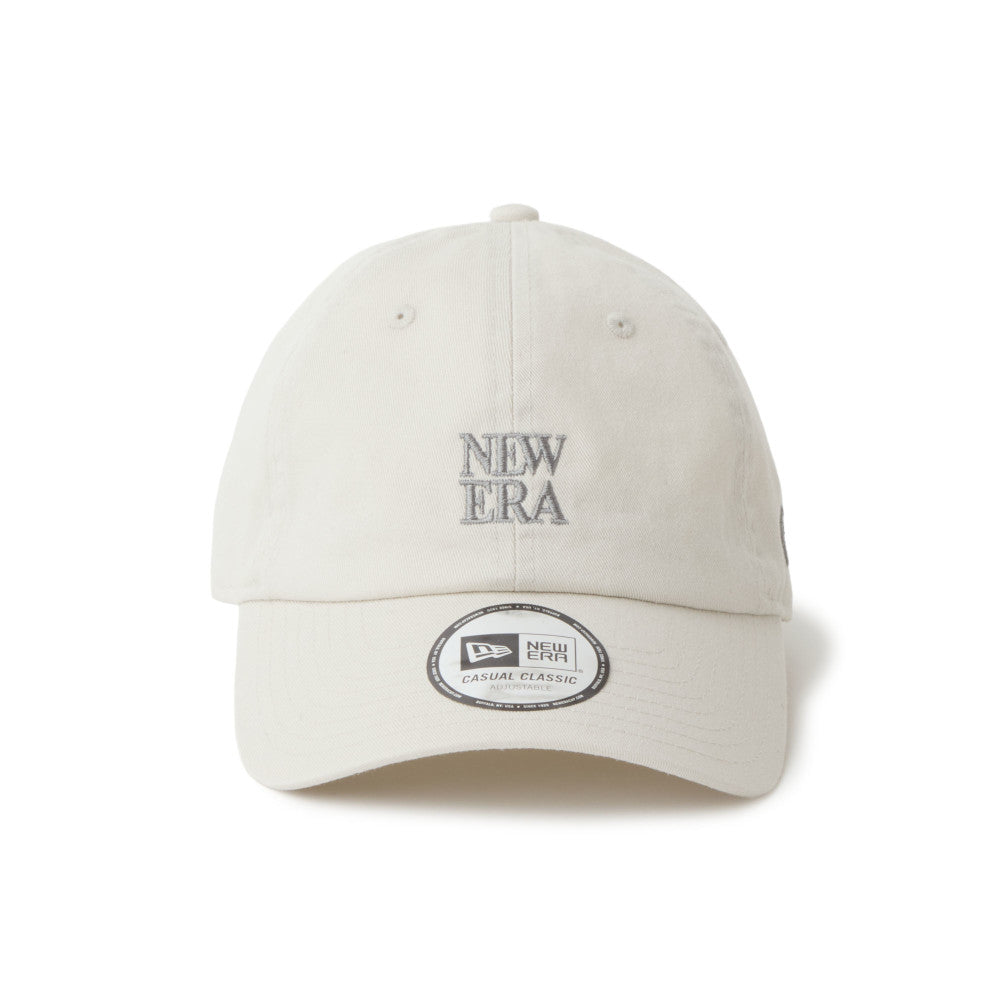 New Era Casual Classic Square Logo Sandy Linen Adjustable Cap