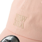 New Era Casual Classic Square Logo Dusty Rose Adjustable Cap