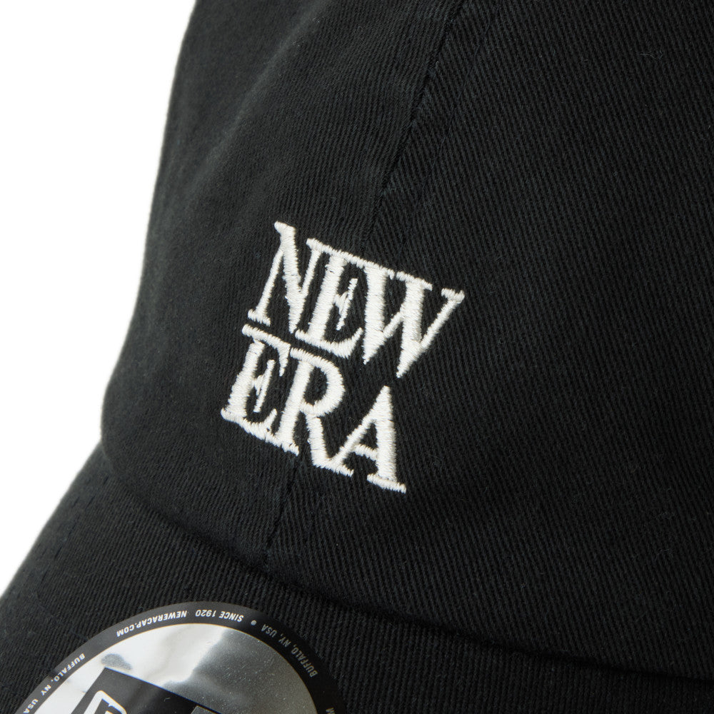 New Era Casual Classic Square Logo Black Adjustable Cap