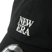 New Era Casual Classic Square Logo Black Adjustable Cap