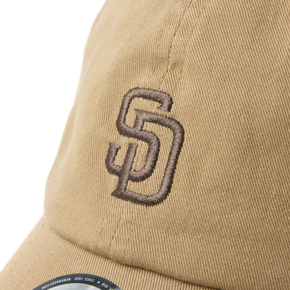 New Era Casual Classic San Diego Padres Khaki Adjustable Cap