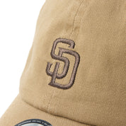 New Era Casual Classic San Diego Padres Khaki Adjustable Cap