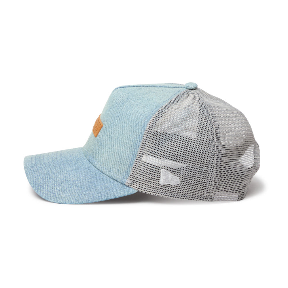 New Era 9FORTY A-Frame 1920 Patch Washed Denim Trucker Snapback Cap