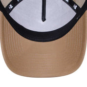 New Era 9FORTY A-Frame Round Patch Khaki Trucker Cap