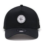 New Era 9FORTY A-Frame Round Patch Black Trucker Cap