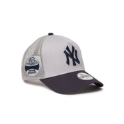 New Era 9FORTY A-Frame New York Yankees Side Patch Gray/Navy Snapback Cap