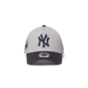 New Era 9FORTY A-Frame New York Yankees Side Patch Gray/Navy Snapback Cap